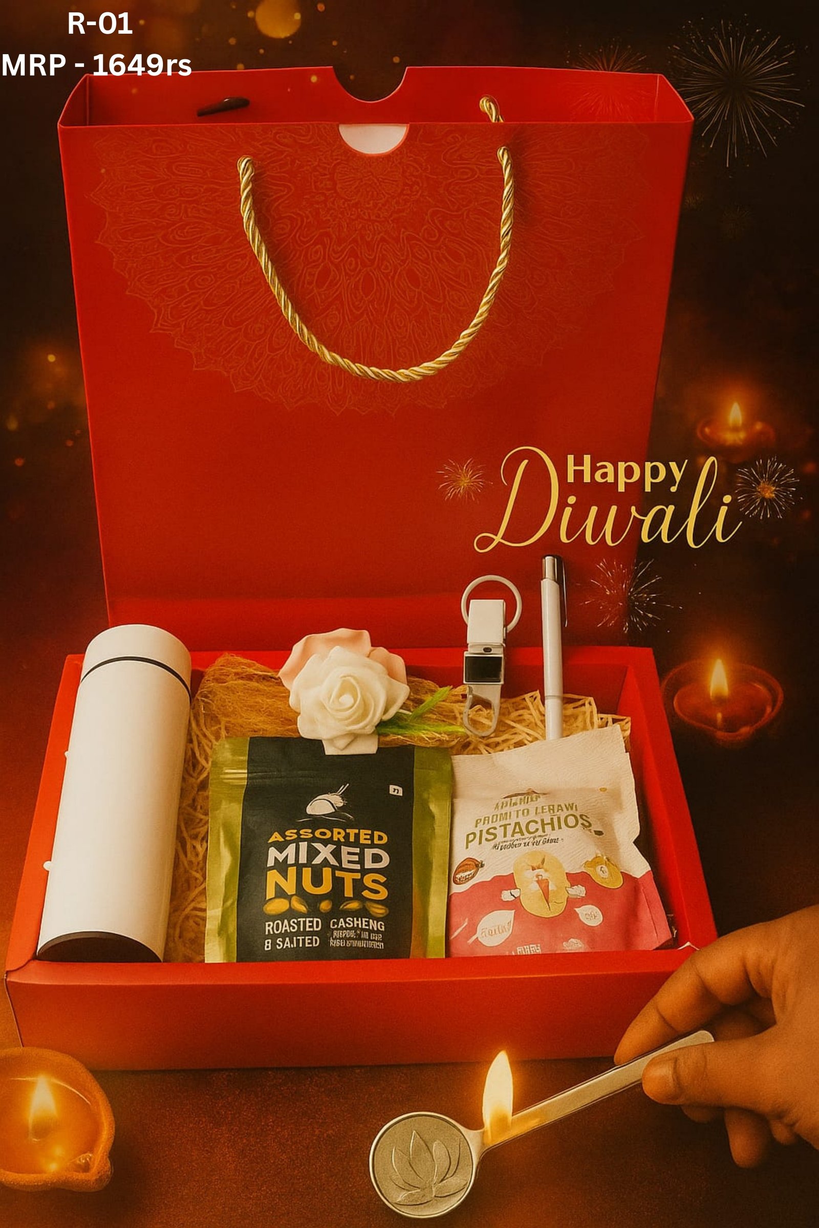 Red Festive Hamper — Pearl Green Gift